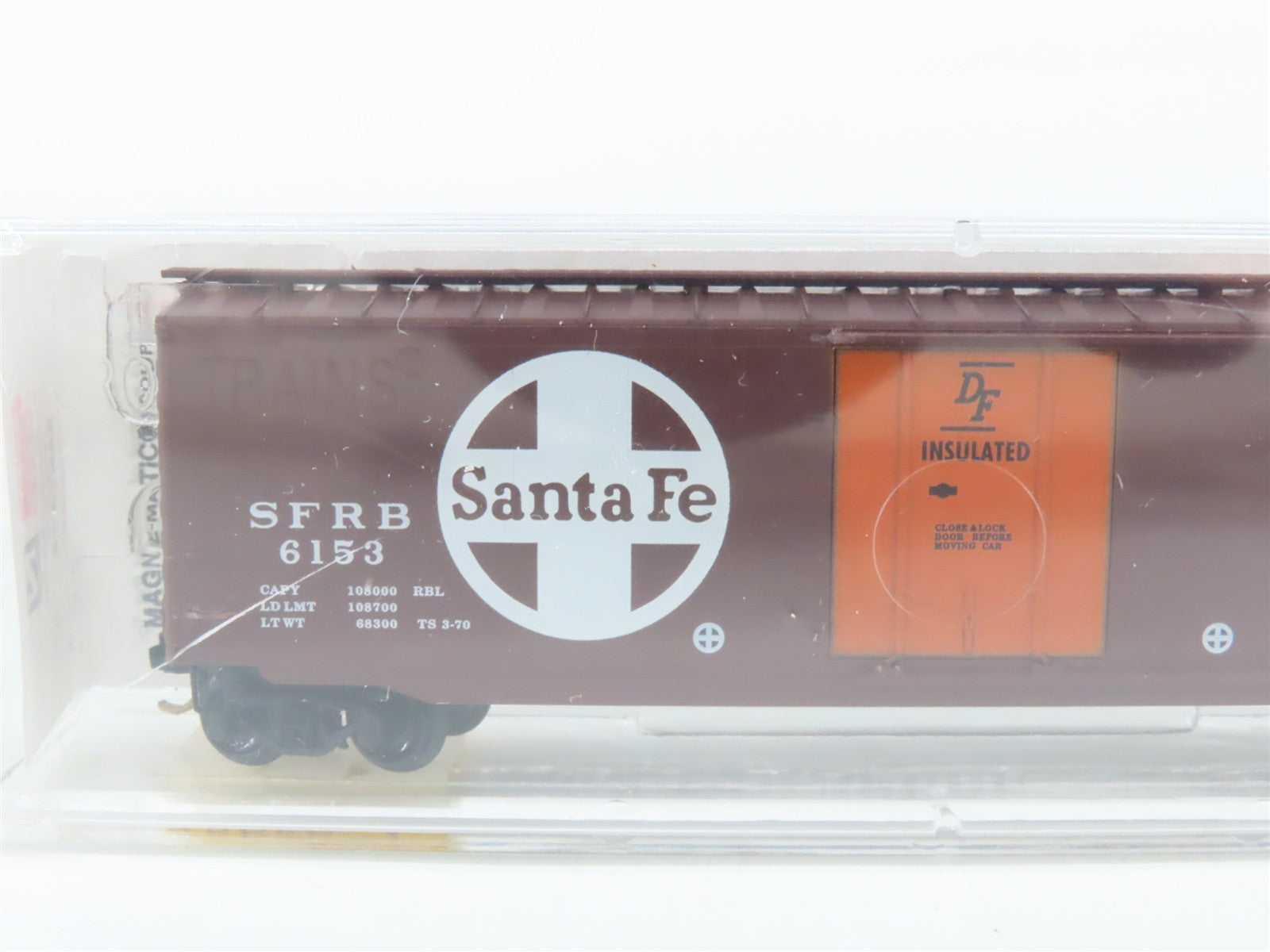 N Scale Micro-Trains MTL 32050/1 SFRB Santa Fe 50' Plug Door Box Car 6153