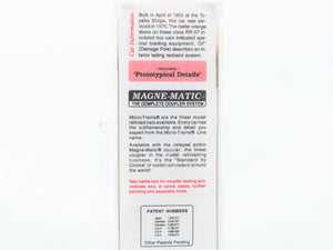 N Scale Micro-Trains MTL 32050/1 SFRB Santa Fe 50' Plug Door Box Car 6153