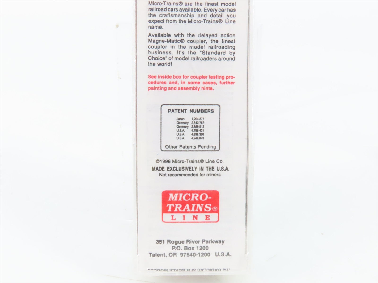 N Scale Micro-Trains MTL 32050/1 SFRB Santa Fe 50' Plug Door Box Car 6153