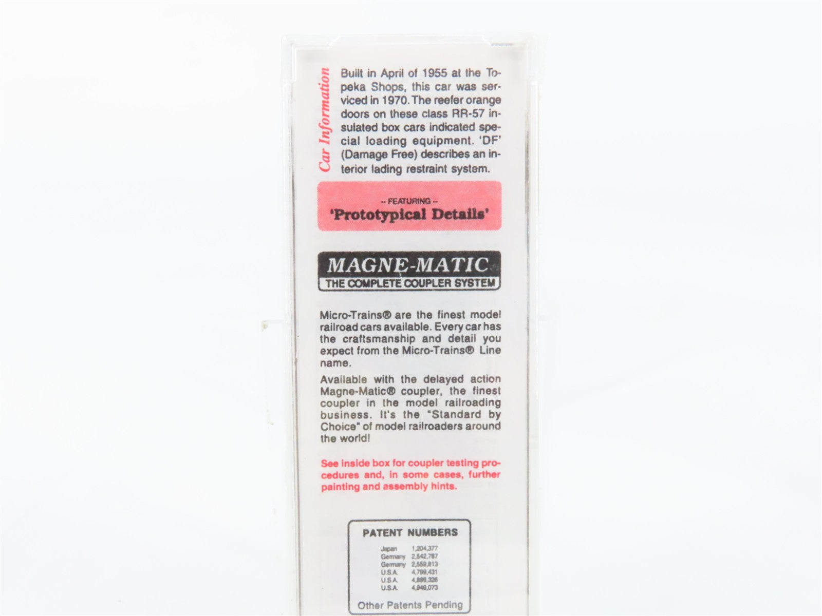 N Scale Micro-Trains MTL 32050/1 SFRB Santa Fe 50' Box Car 6153