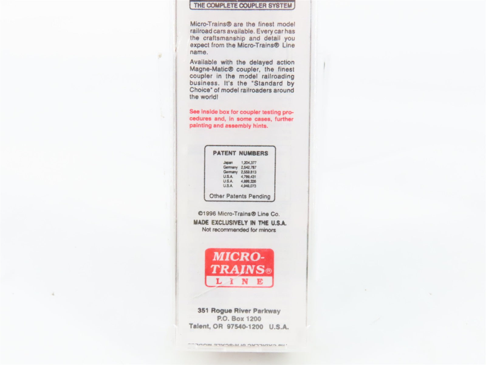 N Scale Micro-Trains MTL 32050/1 SFRB Santa Fe 50' Box Car 6153