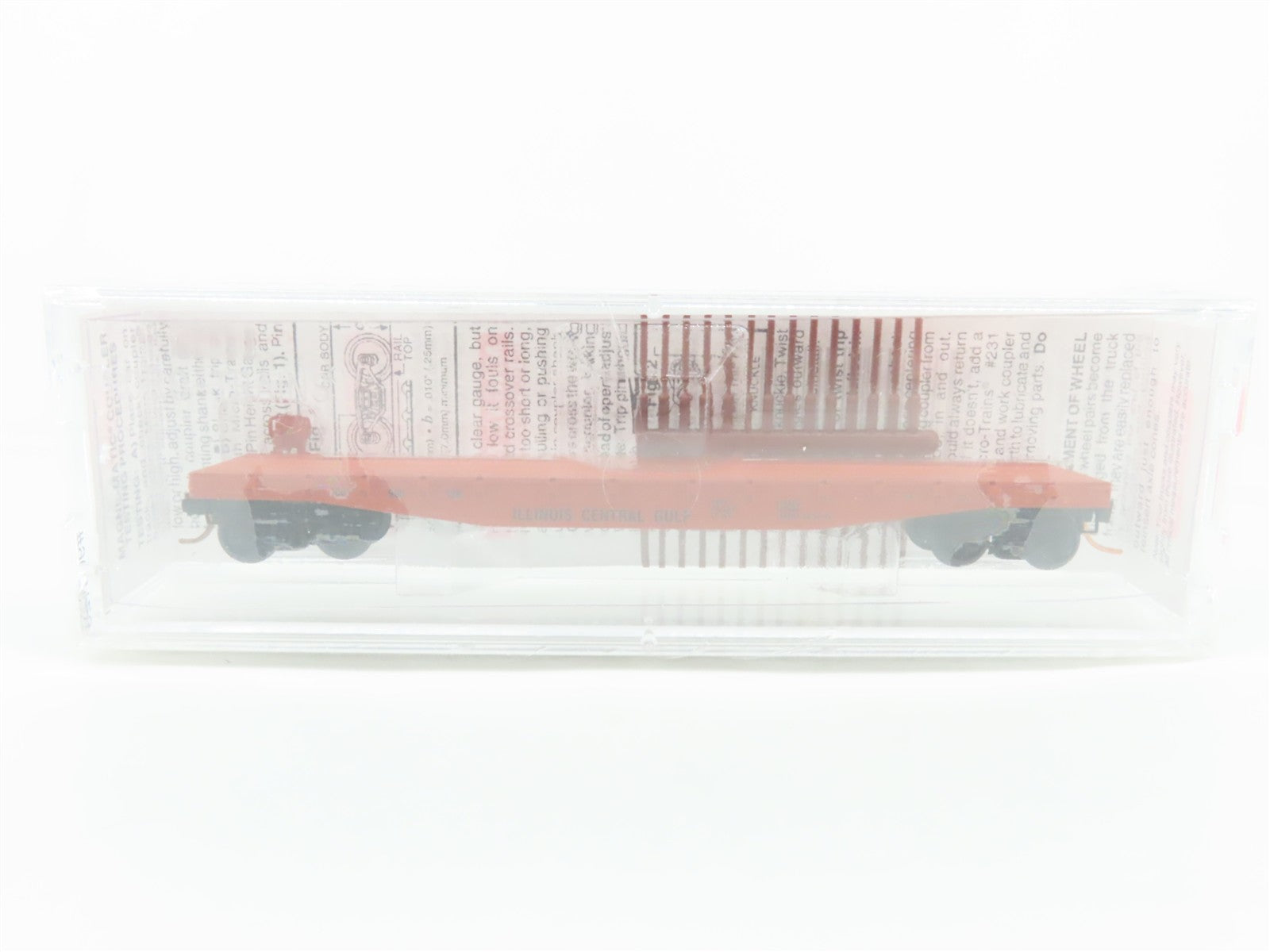 N Scale Micro-Trains MTL 45010 ICG Illinois Central Gulf 50' Flat Car 905126
