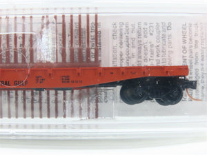 N Scale Micro-Trains MTL 45010 ICG Illinois Central Gulf 50' Flat Car 905126