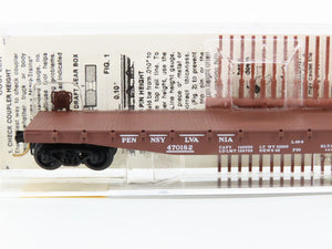 N Scale Micro-Trains MTL 45140 PRR Pennsylvania 50' Flat Car 470182