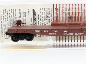 N Scale Micro-Trains MTL 45140 PRR Pennsylvania 50' Flat Car 470182