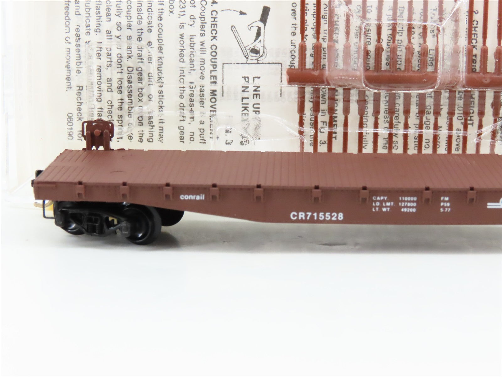 N Scale Micro-Trains MTL 45130 CR Conrail 50' Flat Car 715528