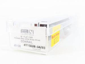 N Scale Micro-Trains MTL 45130 CR Conrail 50' Flat Car 715528