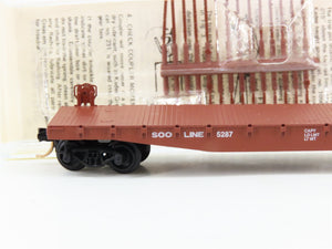 N Scale Micro-Trains MTL 45110 Soo Line 50' Flat Car 5287