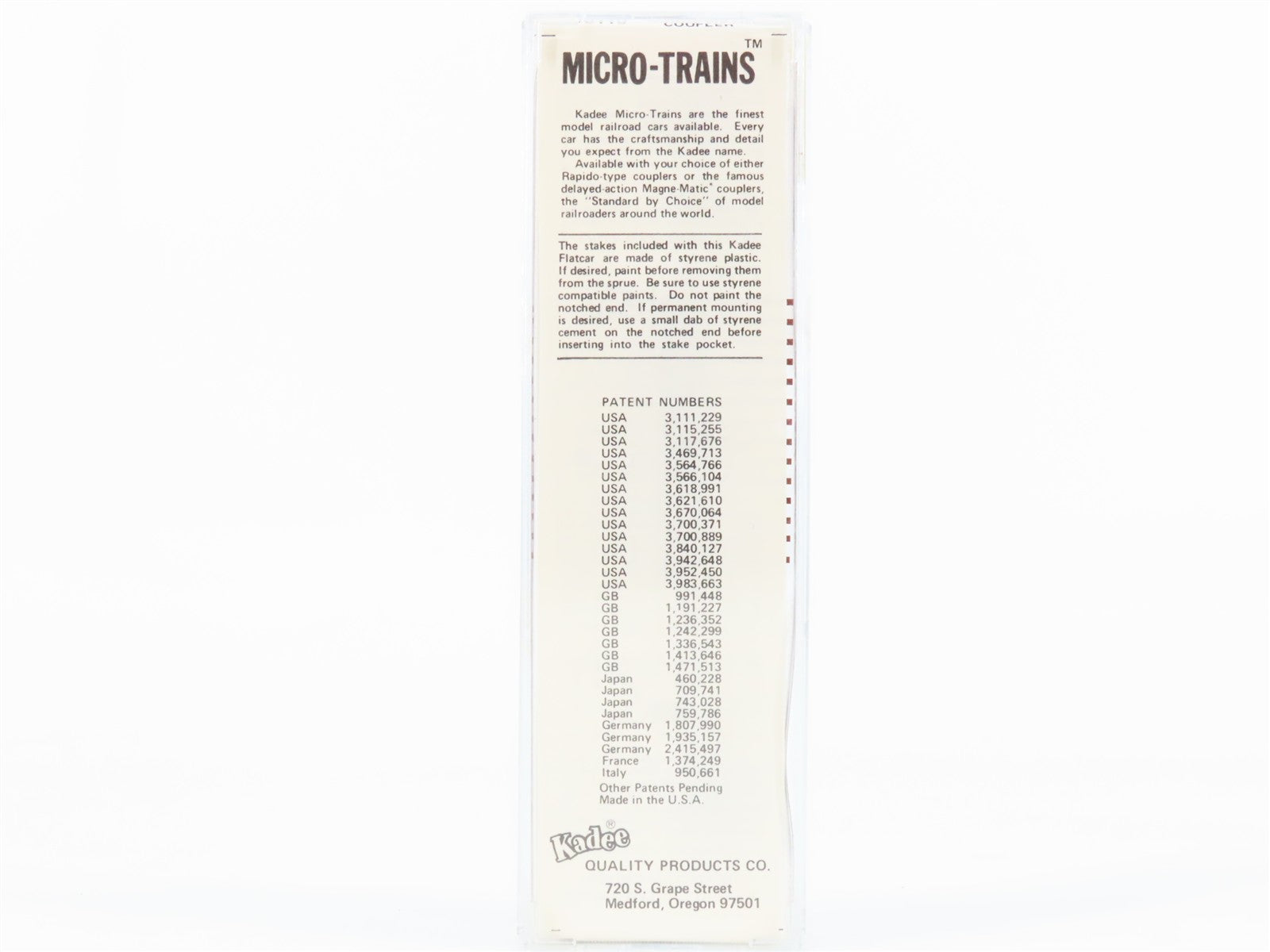 N Scale Micro-Trains MTL 45110 Soo Line 50' Flat Car 5287