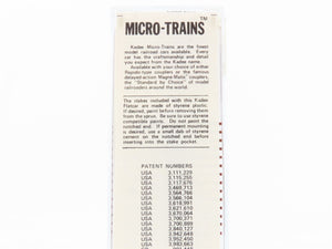 N Scale Micro-Trains MTL 45110 Soo Line 50' Flat Car 5287