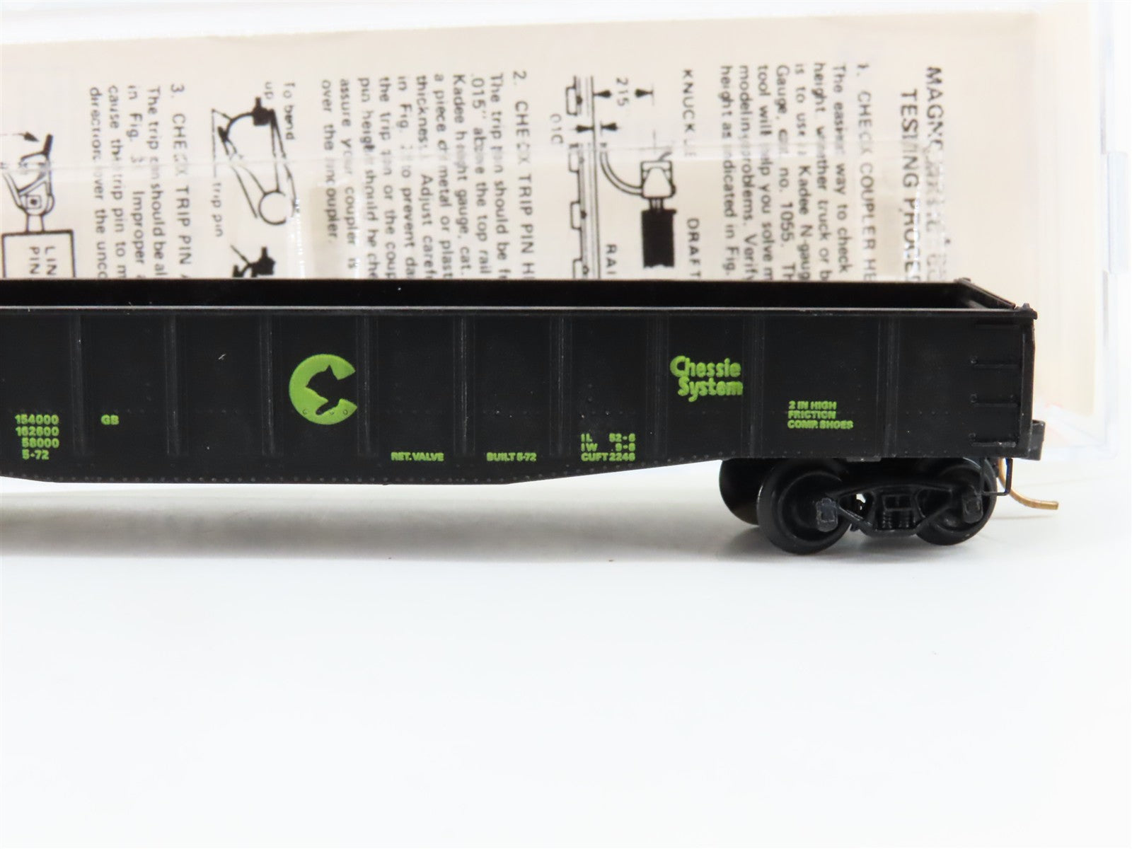N Scale Micro-Trains MTL 46010 B&O Baltimore & Ohio 50' Gondola 362547