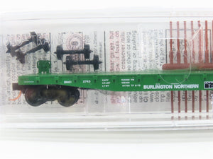 N Scale Micro-Trains MTL 45200 BN Burlington Northern 50' Flat Car 612743