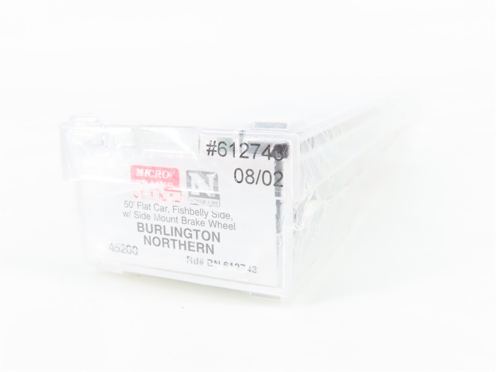 N Scale Micro-Trains MTL 45200 BN Burlington Northern 50' Flat Car 612743