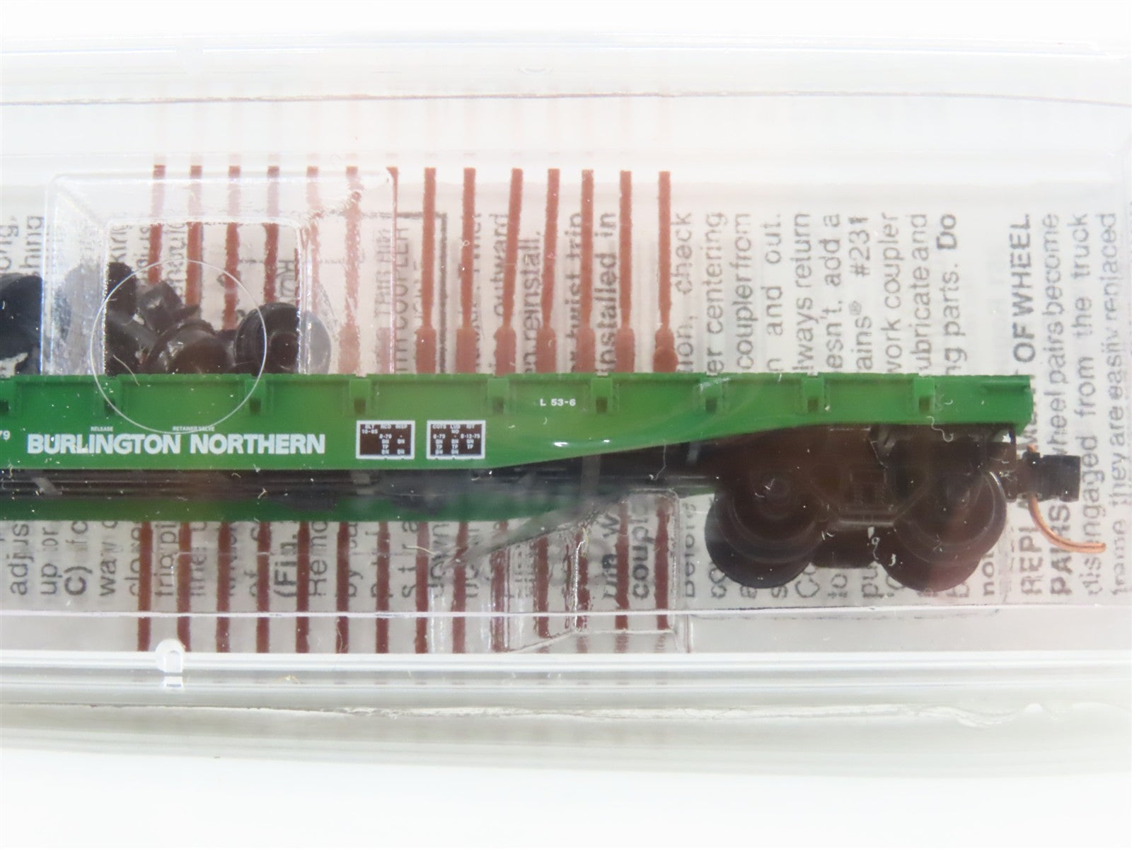 N Scale Micro-Trains MTL 45200 BN Burlington Northern 50' Flat Car 612743