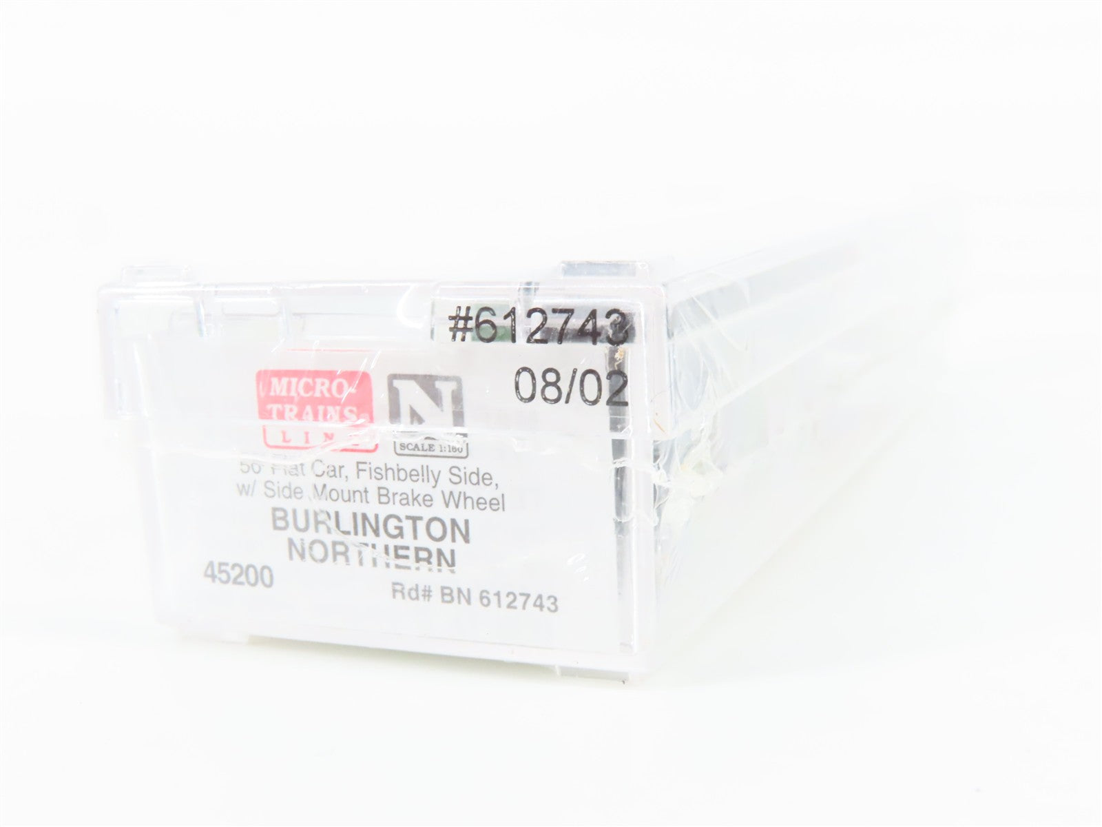 N Scale Micro-Trains MTL 45200 BN Burlington Northern 50' Flat Car 612743