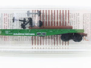 N Scale Micro-Trains MTL 45200 BN Burlington Northern 50' Flat Car 612743