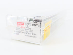 N Scale Micro-Trains MTL 45200 BN Burlington Northern 50' Flat Car 612765
