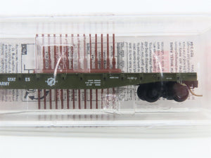 N Scale Micro-Trains MTL 45180 USAX U.S. Army 50' Flat Car 38066