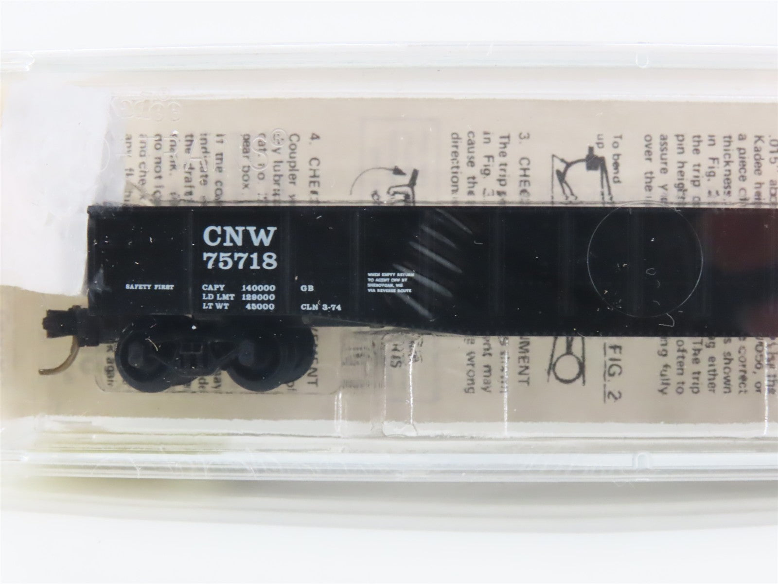 N Scale Micro-Trains MTL 46130 CNW Chicago & North Western 50' Gondola 75718
