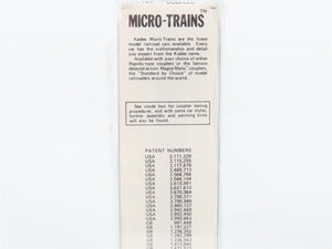 N Scale Micro-Trains MTL 46130 CNW Chicago & North Western 50' Gondola 75718