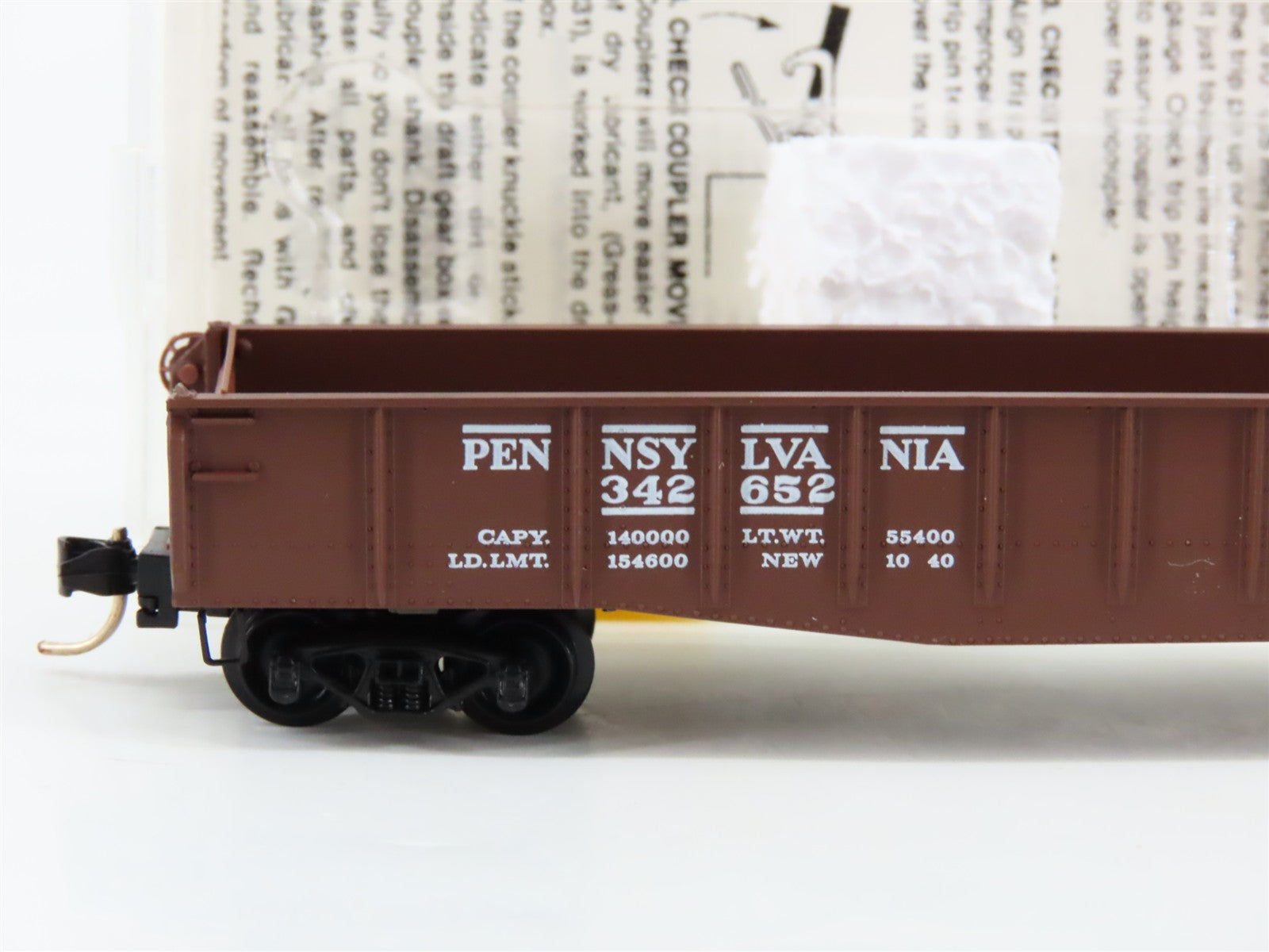N Scale Micro-Trains MTL 46070 PRR Pennsylvania 50' Gondola 342652