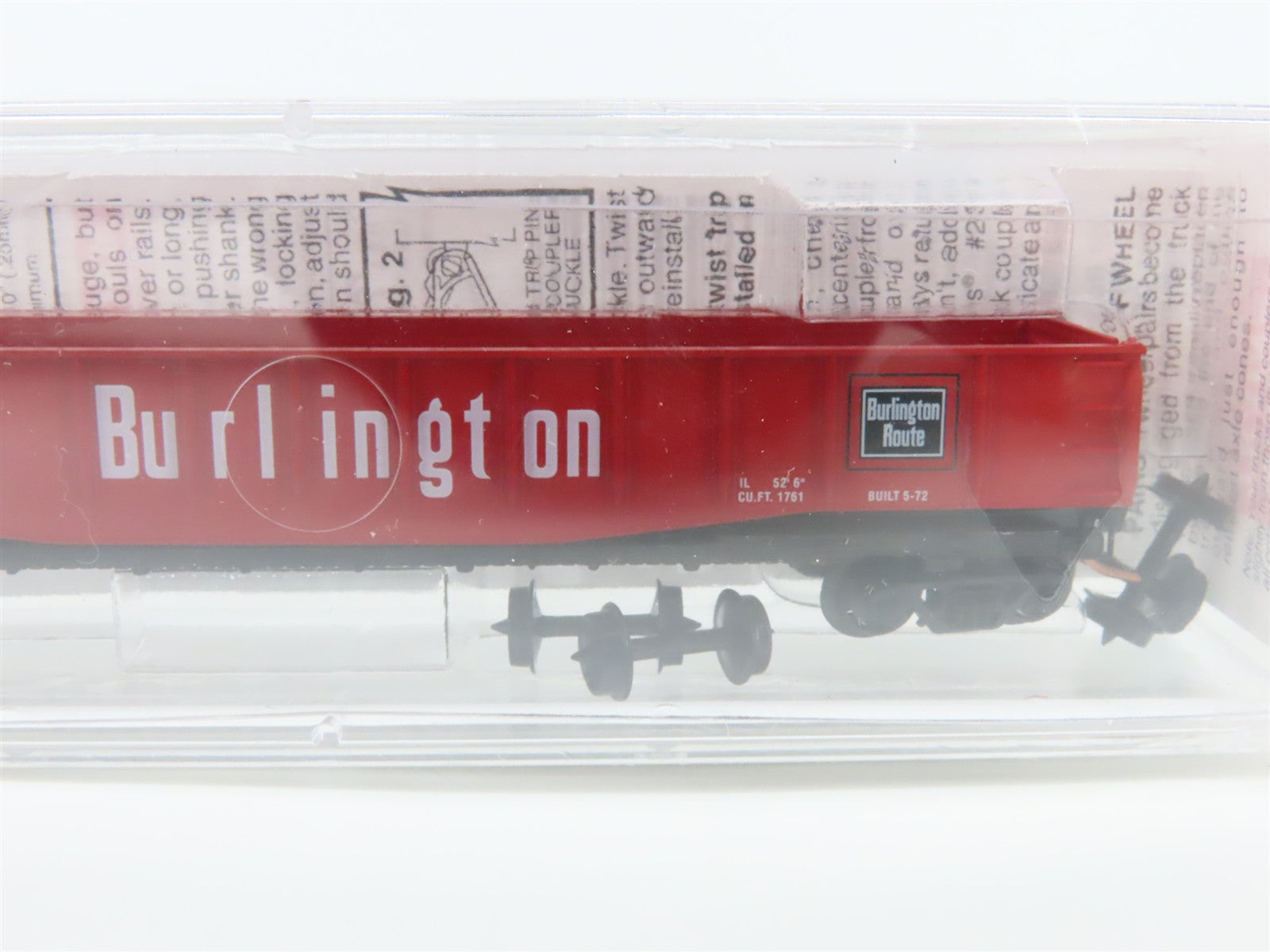 N Scale Micro-Trains MTL 46030 CB&Q Chicago, Burlington & Quincy Gondola 82188