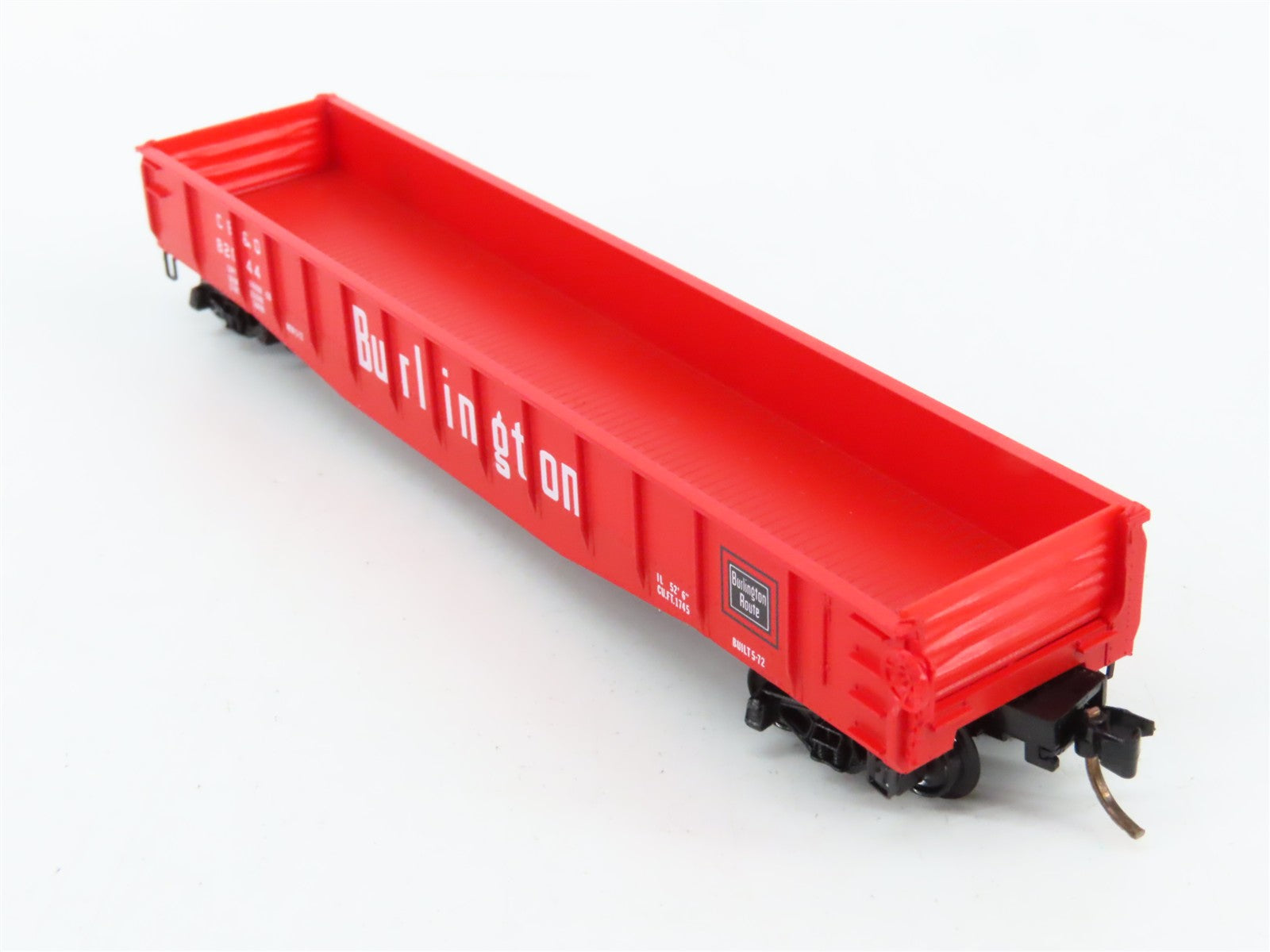N Scale Micro-Trains MTL 46030 CB&Q Burlington 50' Drop End Steel Gondola 82044