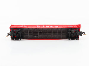 N Scale Micro-Trains MTL 46030 CB&Q Burlington 50' Drop End Steel Gondola 82044