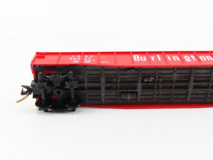 N Scale Micro-Trains MTL 46030 CB&Q Burlington 50' Drop End Steel Gondola 82044