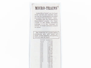 N Scale Micro-Trains MTL 46260 Southern 50' Fishbelly Gondola 60053