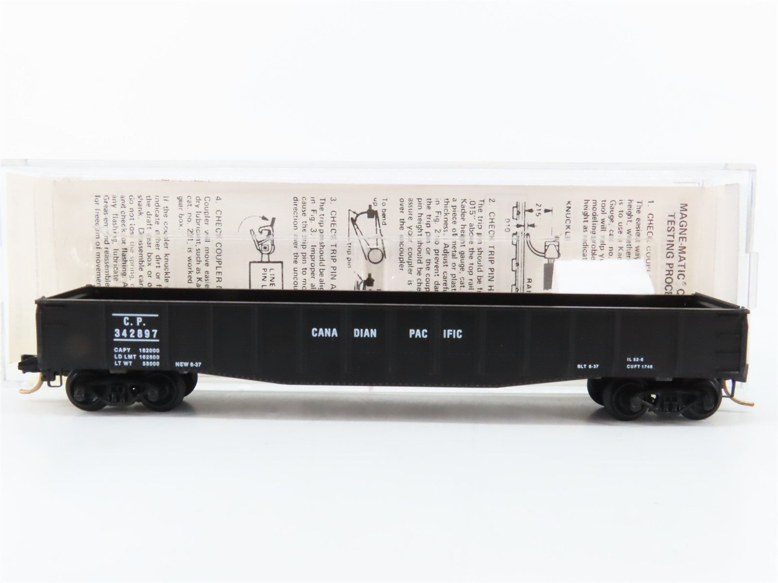 N Scale Micro-Trains MTL 46290 CP Canadian Pacific 50' Gondola 342897