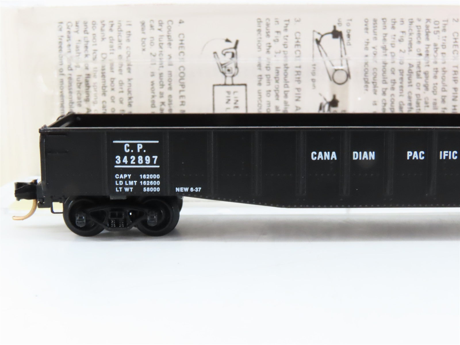 N Scale Micro-Trains MTL 46290 CP Canadian Pacific 50' Gondola 342897