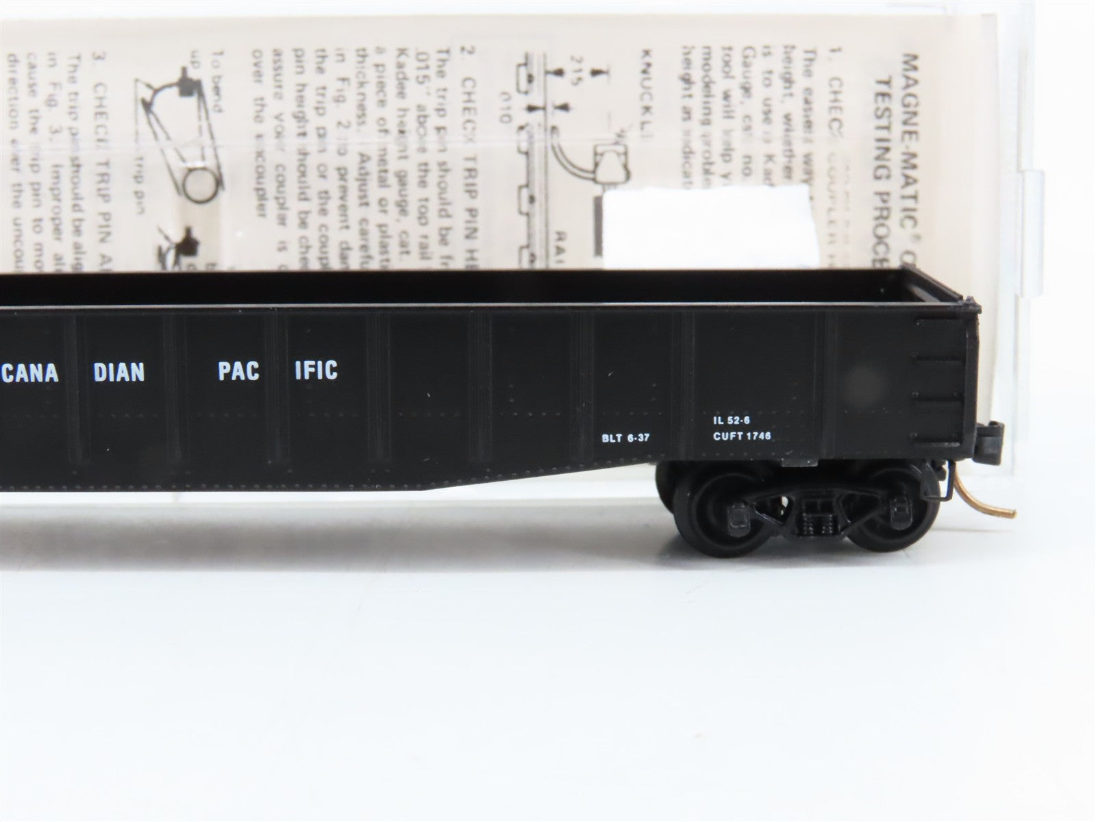N Scale Micro-Trains MTL 46290 CP Canadian Pacific 50' Gondola 342897