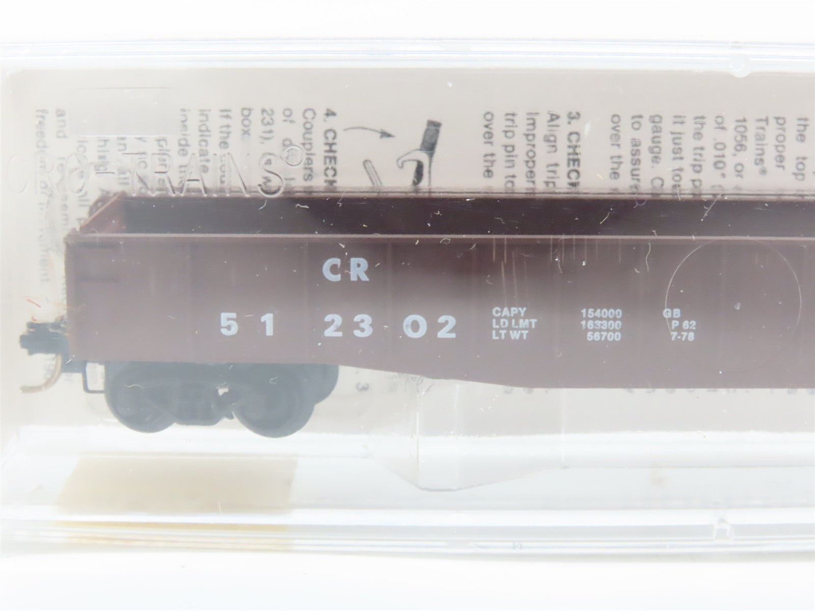N Scale Micro-Trains MTL 46320 CR Conrail 50' Gondola 512302