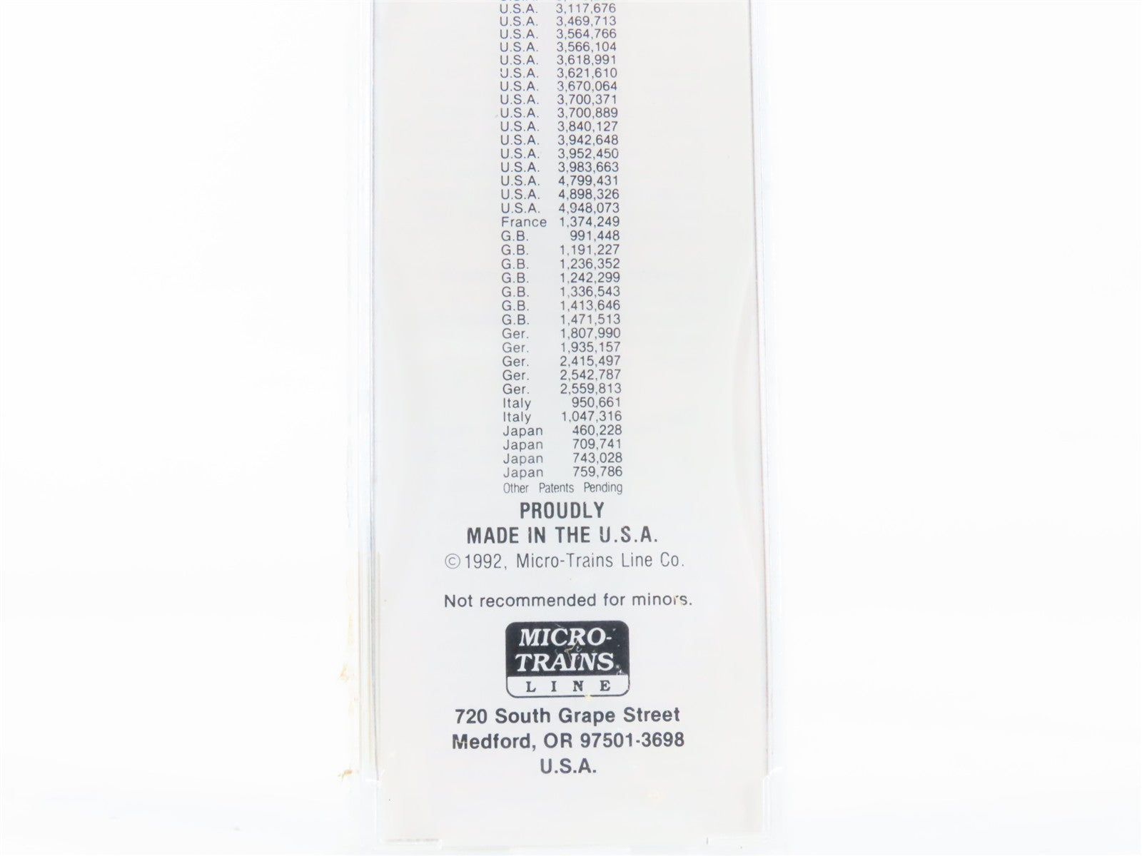 N Scale Micro-Trains MTL 46320 CR Conrail 50' Gondola 512302