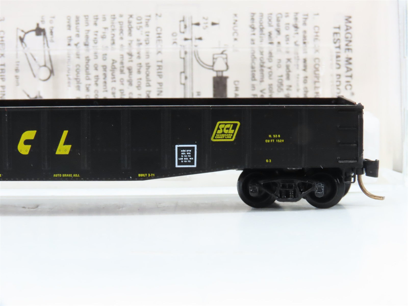 N Scale Micro-Trains MTL 46210 SCL Seaboard Coast Line 50' Gondola 698045