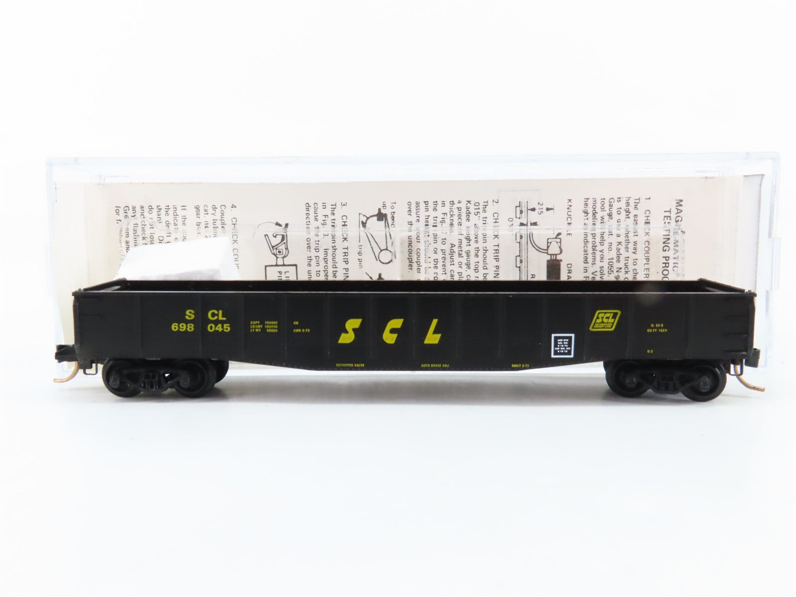 N Scale Micro-Trains MTL 46210 SCL Seaboard Coast Line 50' Gondola 698045