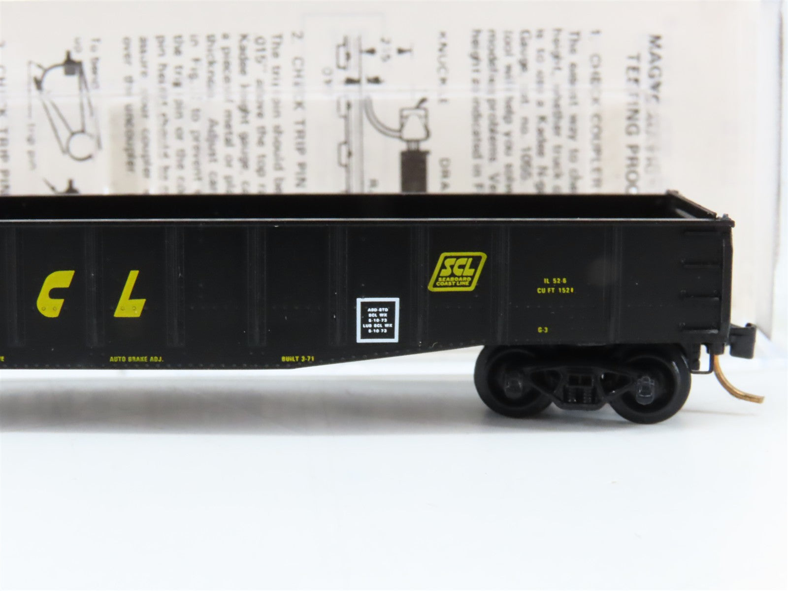 N Scale Micro-Trains MTL 46210 SCL Seaboard Coast Line 50' Gondola 698045