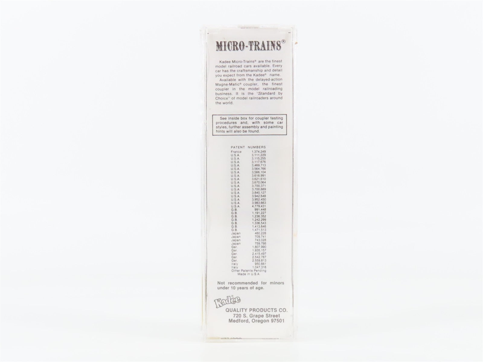 N Scale Micro-Trains MTL 37010 CR Conrail 50' Box Car 175141