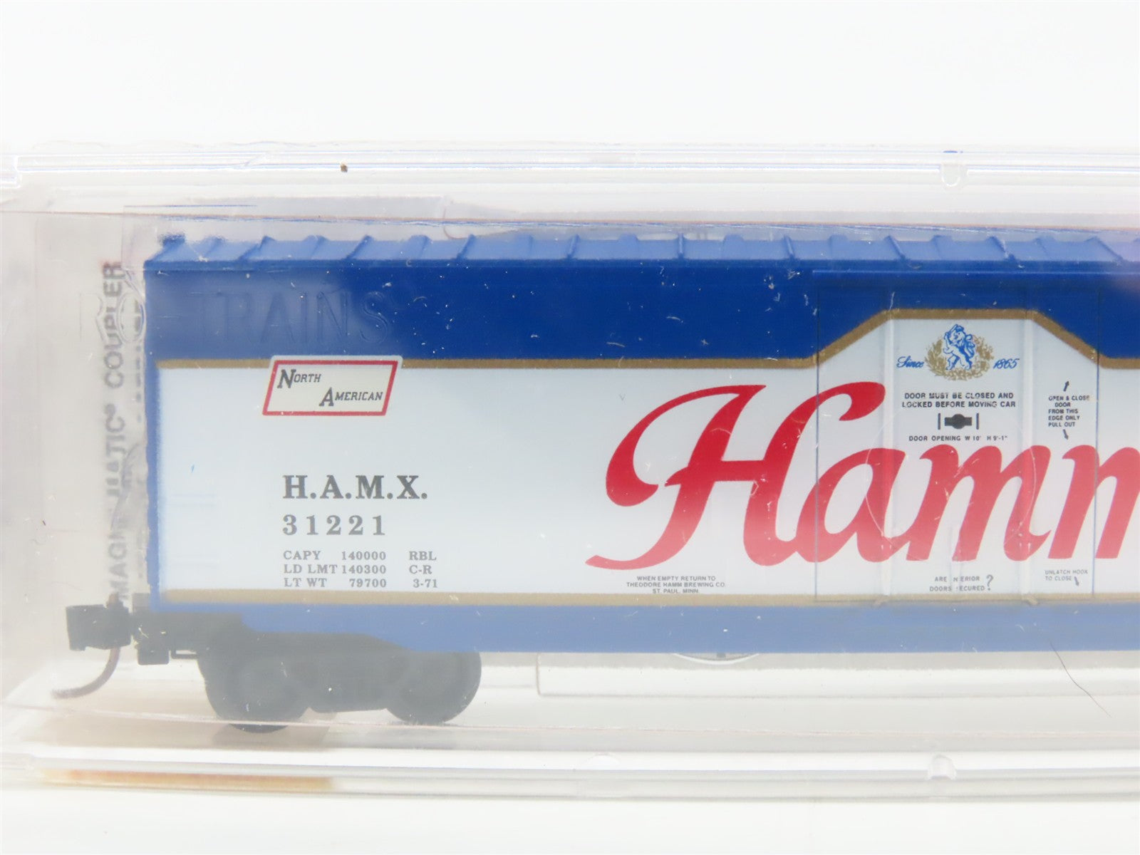N Scale Micro-Trains MTL 38230 HAMX Theodore Hamm Brewing Company Box Car 31221