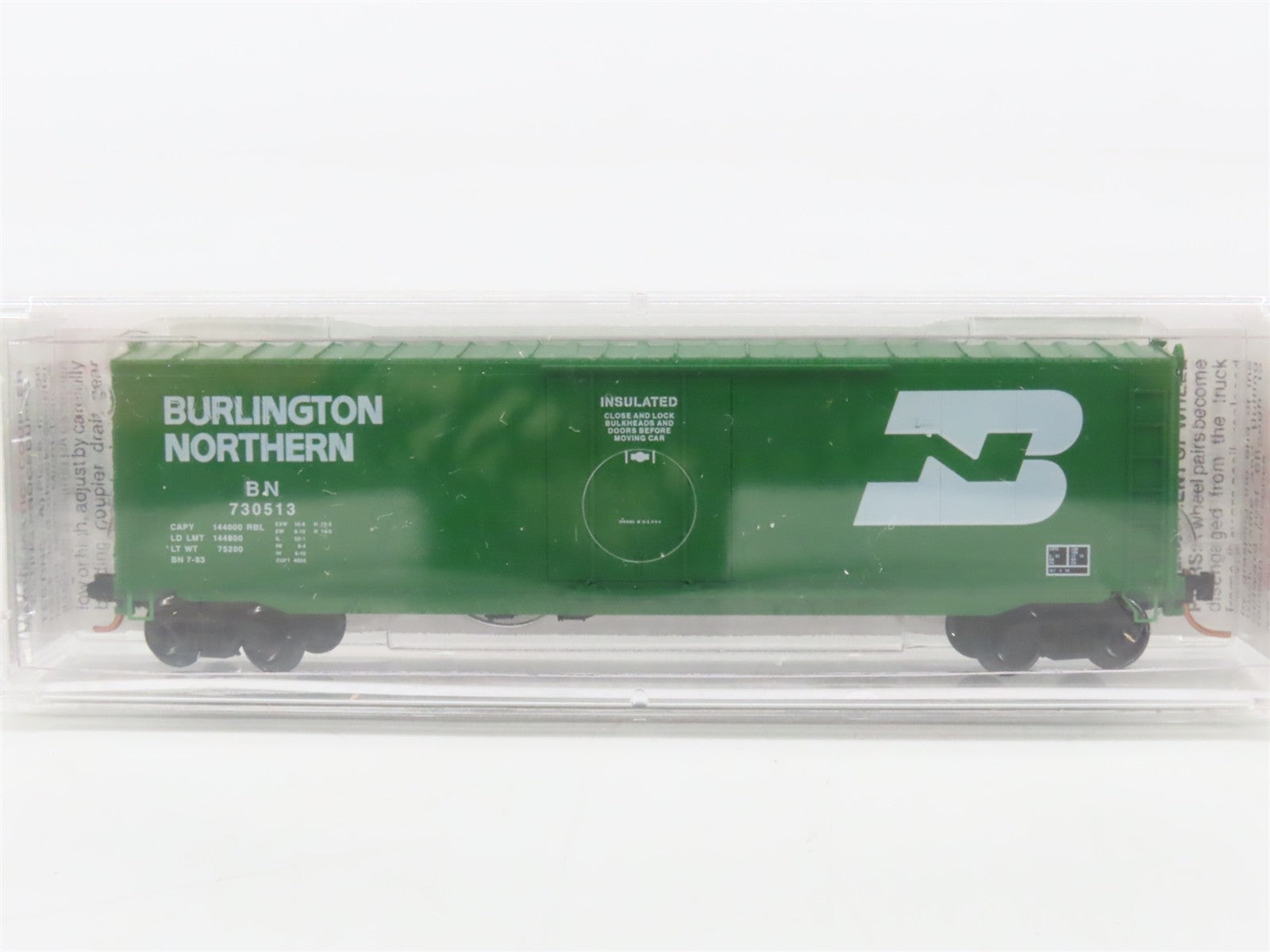 N Scale Micro-Trains MTL 38200 BN Burlington Northern 50' Box Car 730513