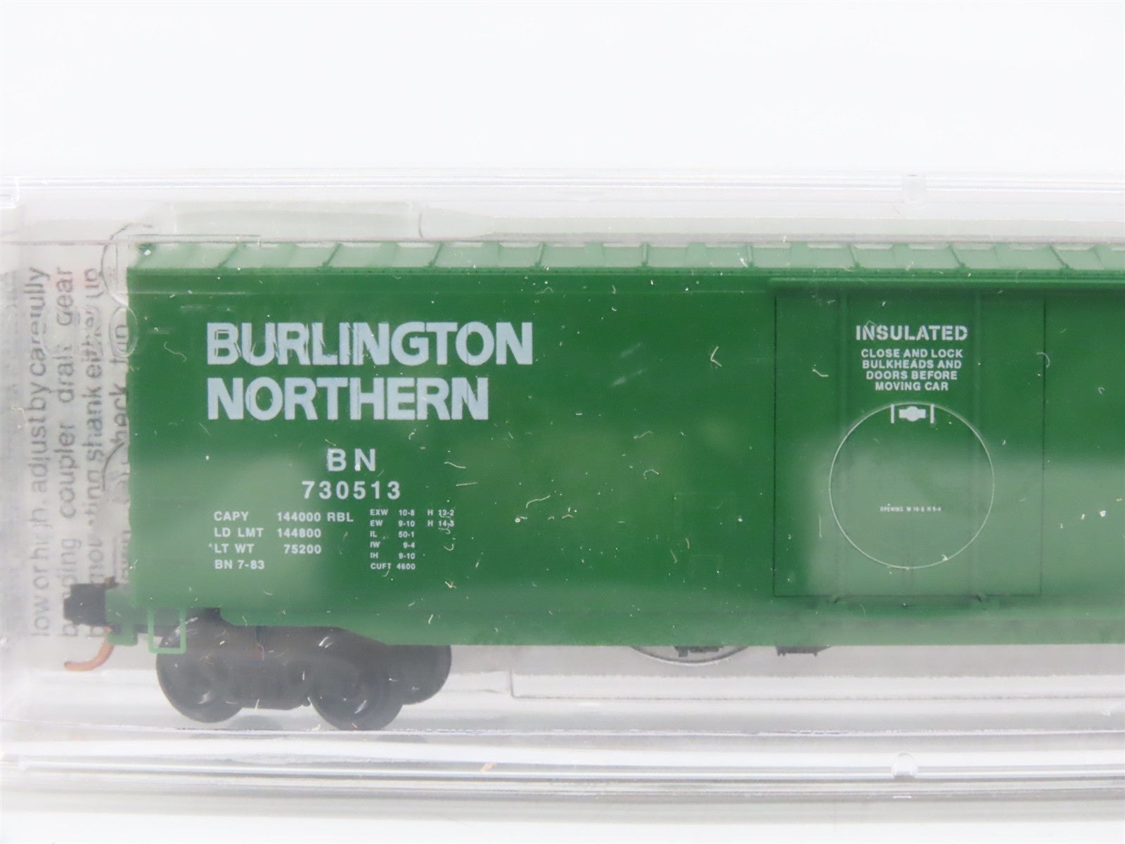N Scale Micro-Trains MTL 38200 BN Burlington Northern 50' Box Car 730513