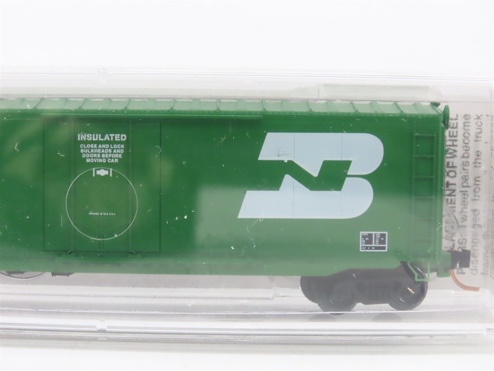 N Scale Micro-Trains MTL 38200 BN Burlington Northern 50' Box Car 730513