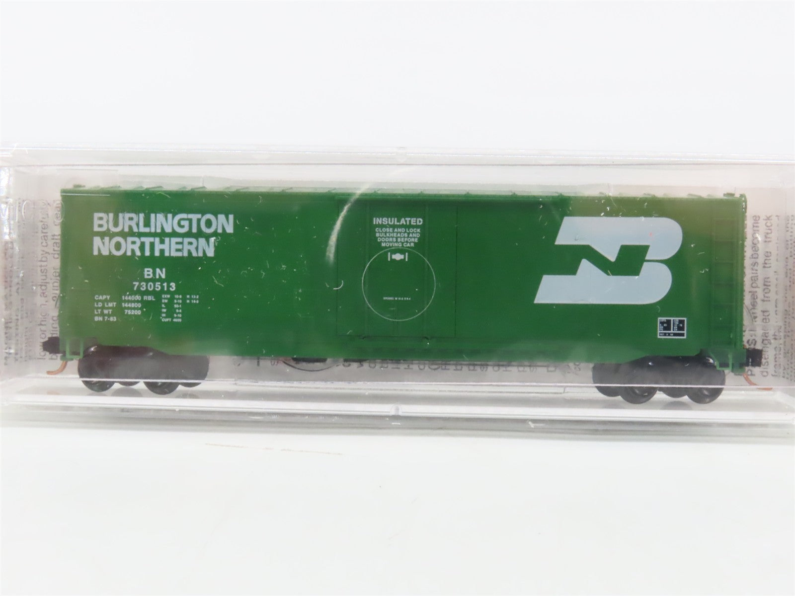 N Scale Micro-Trains MTL 38200 BN Burlington Northern 50' Box Car 730513