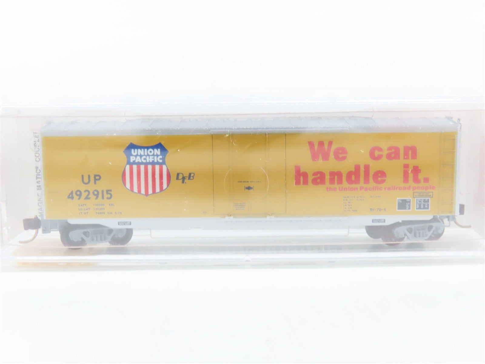 N Scale Micro-Trains MTL 38240 UP Union Pacific 50' Box Car 492915
