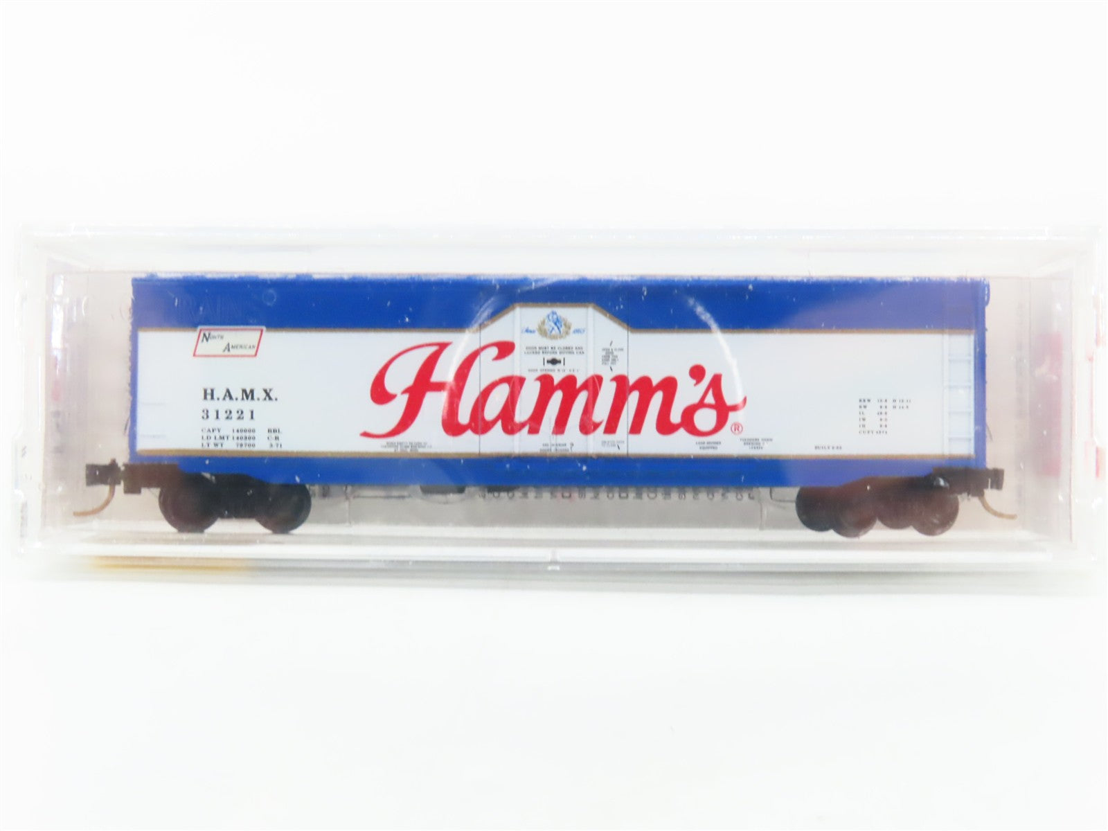 N Scale Micro-Trains MTL 38230 HAMX Theodore Hamm Brewing 50' Box Car 31221