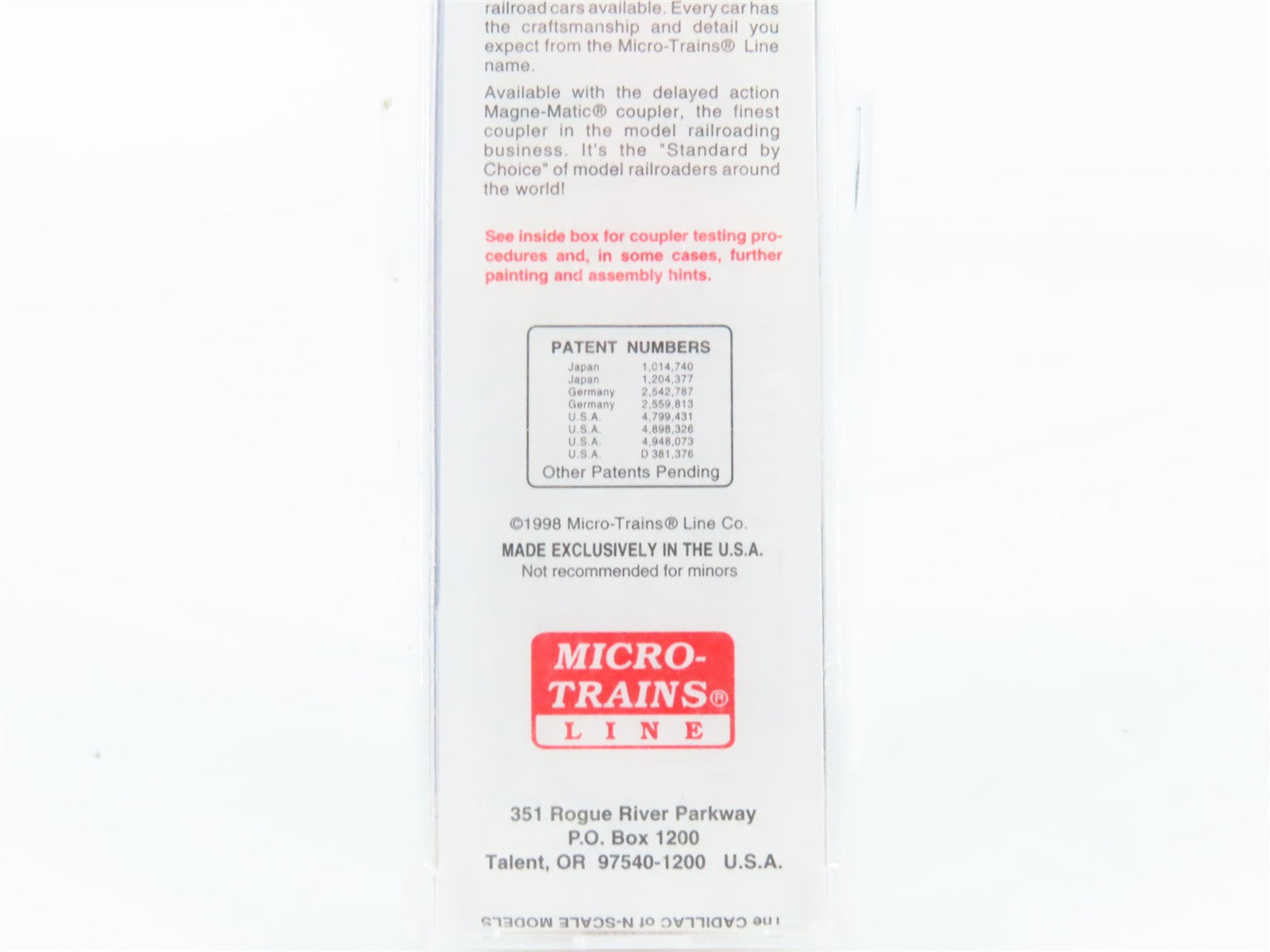 N Scale Micro-Trains MTL 38230 HAMX Theodore Hamm Brewing Company Box Car 31221