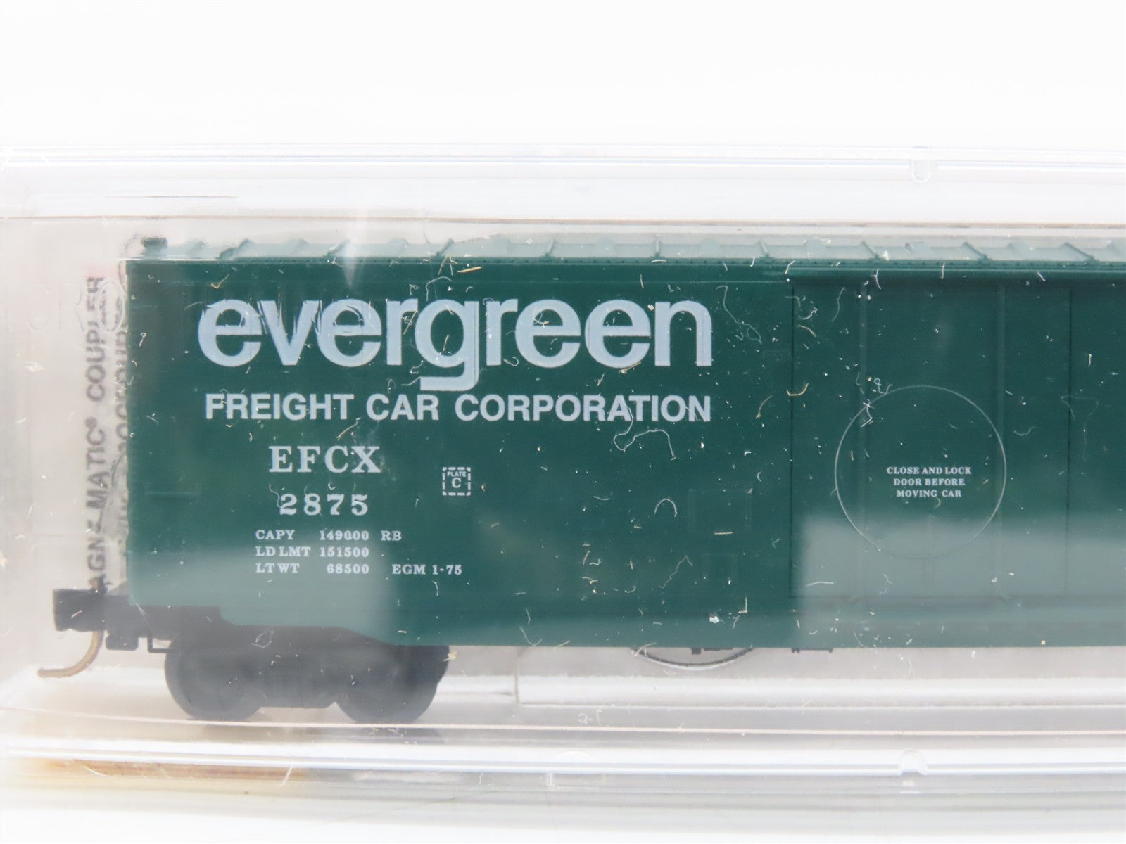 N Scale Micro-Trains MTL 38260 EFCX Evergreen Freight Car Corporation Box Car