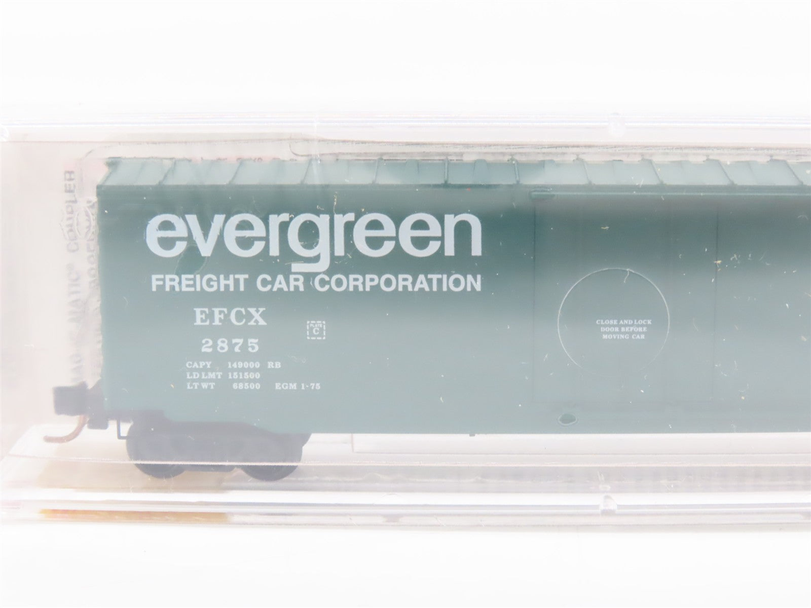 N Scale Micro-Trains MTL 38260 EFCX Evergreen Freight Car Corporation Box Car