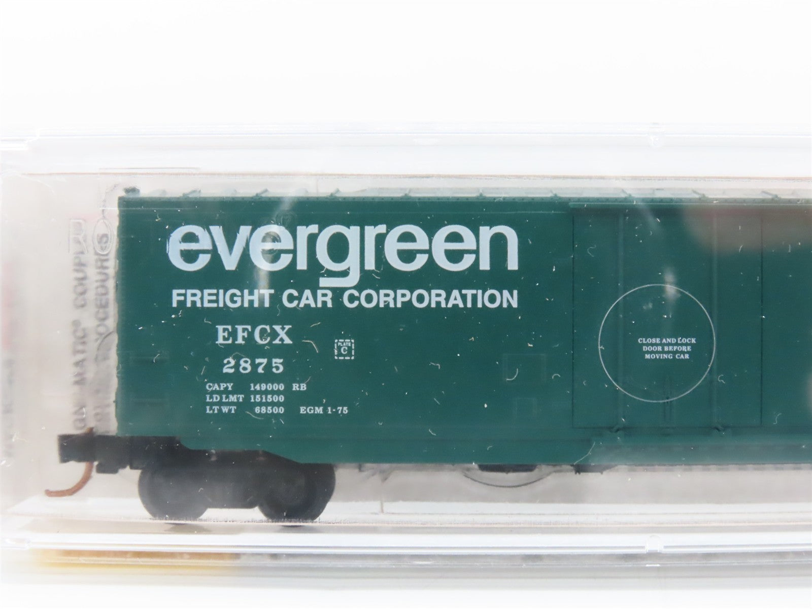 N Scale Micro-Trains MTL 38260 EFCX Evergreen Freight Car Corporation Box Car